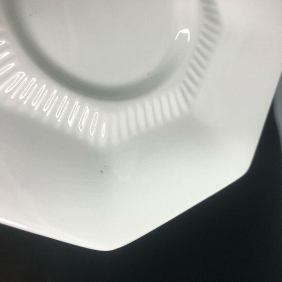 independence ironstone castleton japan replacement saucer white octagon classic - Picture 4 of 5